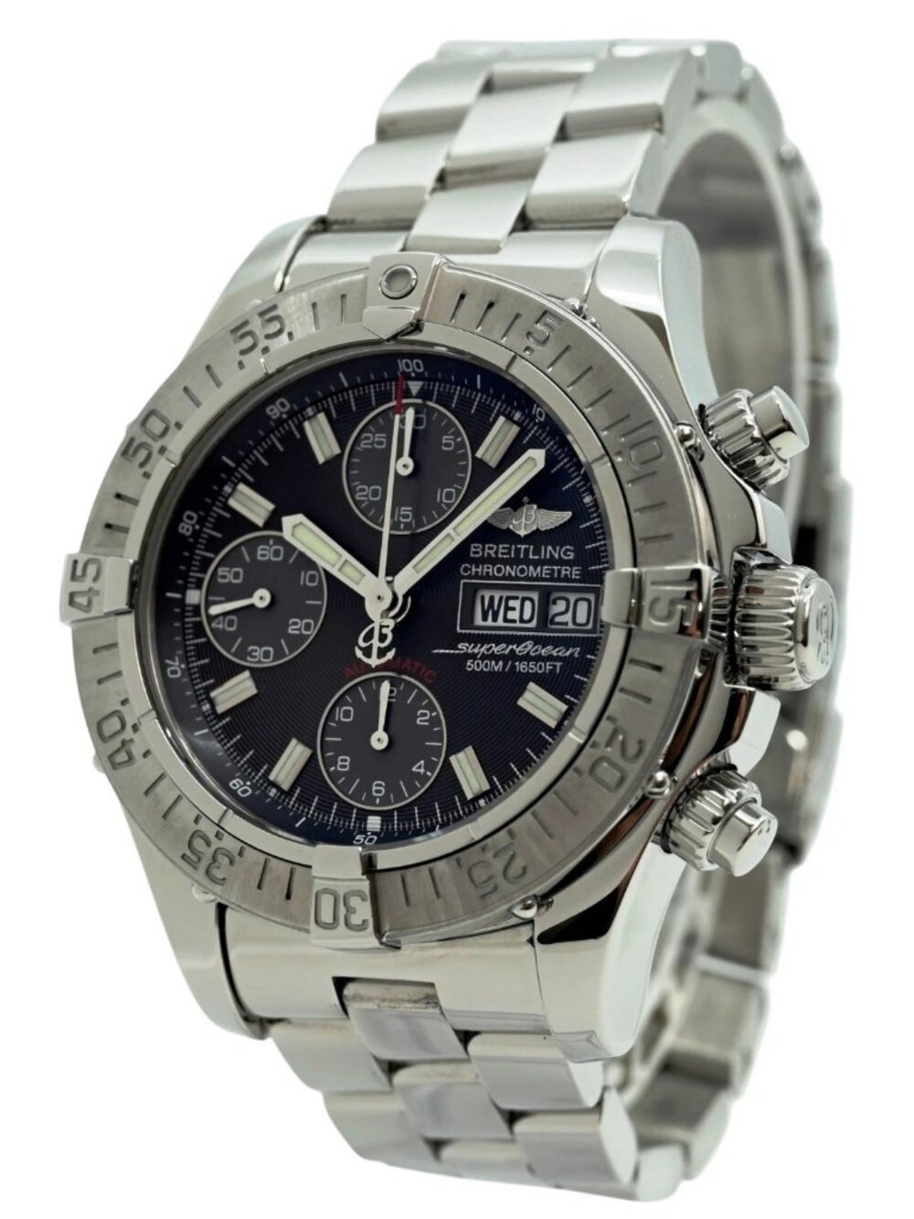Breitling 42mm Men's Super Ocean 500M Limited Edition 300 JDM Watch Ref: A13340!